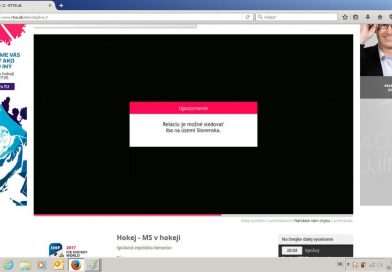 Ako sledovať MS v hokeji  na STV (ČT) zo zahraničia cez internet